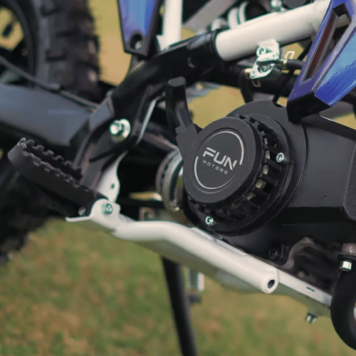 Mini Moto Infantil Laminha 49cc 2T Automática Azul