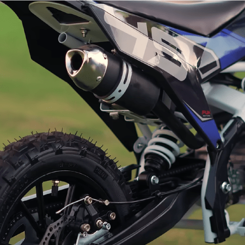 Mini Moto Infantil Laminha 49cc 2T Automática Azul