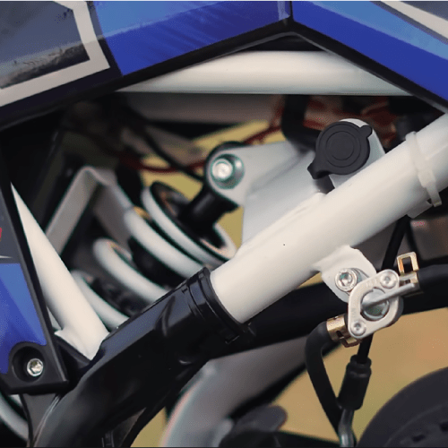Mini Moto Infantil Laminha 49cc 2T Automática Azul
