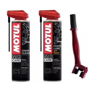 Kit Motul C1 + C3 + Escova Limpeza Srad Mt 03 Mt07 Mt09