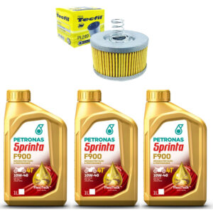 Kit Troca 3 Oleo Petronas Sprinta 10w40 E Filtro PL249