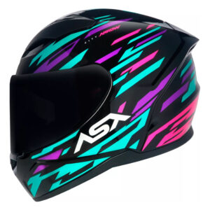 Capacete Fechado Moto Asx Brilho Vários Modelos Tamanho 56