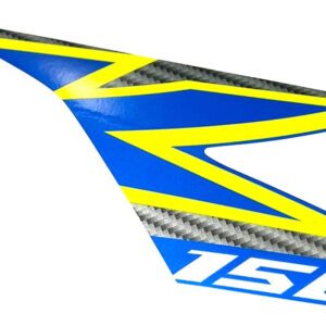 ADESIVO TAMPA DIREITA TANQUE COMBUSTÍVEL AZUL DK150 CBS ORIGINAL HAOJUE
