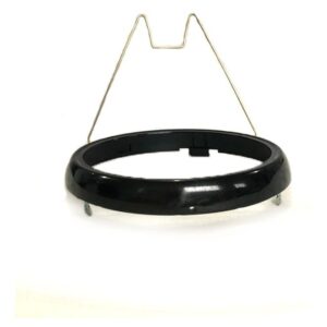 Aro Do Farol Metalizado Preto Yes 125 Plasmoto