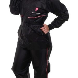 Capa De Chuva Pioneira Full Nylon Detalhe Rosa P M G Gg Ex
