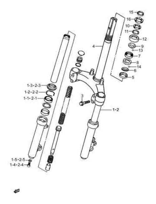Retentor Inferior Mesa Suporte Lindy 125 Haojue Jtz Original