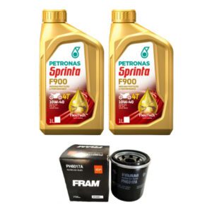 2L Petronas Sprinta 10w40 F900 SN Sintético + Filtro Ph6017a