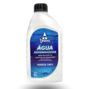 Água Desmineralizada Tirreno Pureza 100% - 1 Litro