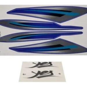 Kit Adesivo Completo Suzuki Yes 125 2009 2010 Azul