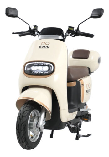 Moto Elétrica SUDU A3 Beje – Zero Emissões, Economia Máxima e Sem precisar de CNH