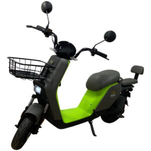 Moto Elétrica SUDU A2-S Cinza/Verde 1000W – Sem Precisar de CNH
