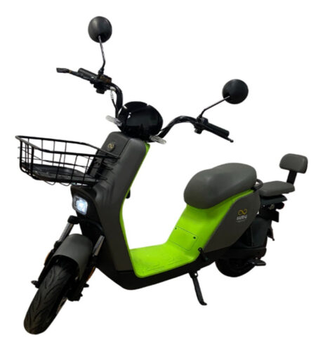 Moto Elétrica SUDU A2-S Cinza/Verde 1000W – Sem Precisar de CNH