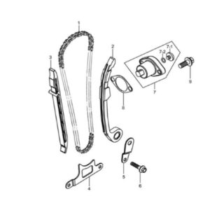 Ajustador Tensor Corrente de Comando Dk 160 Haojue