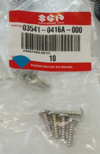 4 unidades Parafuso Carenagem Central Burgman 125 Original Suzuki