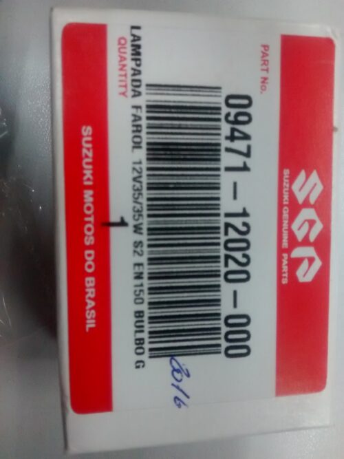 Lâmpada Farol Bulbo Grande Intruder 125 Yes 125 11a2017 Orgn Suzuki