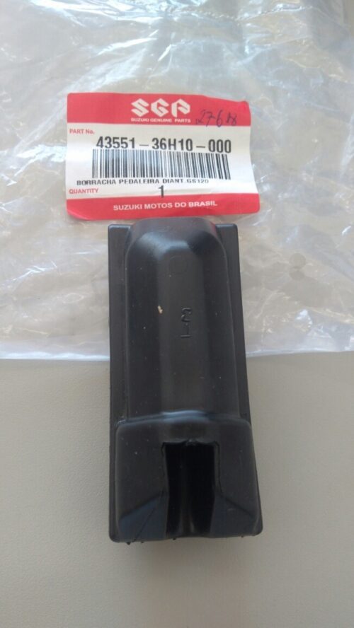 1 Borracha Pedaleira Dianteira Suzuki Gs120 Original