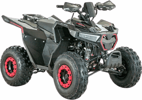 Quadriciclo Infantil Brave 150cc Com Partida Elétrica Preto