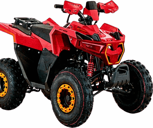 Quadriciclo Infantil Brave 150cc Com Partida Elétrica Vermelho