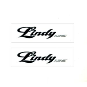 PAR ADESIVO LINDY125 VERMELHA LARANJA ORIGINAL HAOJUE