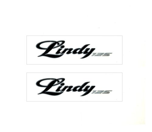PAR ADESIVO LINDY125 VERMELHA LARANJA ORIGINAL HAOJUE