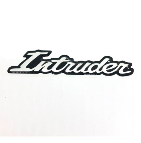 2 Adesivo Emblema Cromado Tampa Lateral Intruder 125 Original