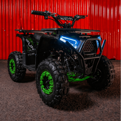 Mini Quadriciclo E-Flash 800W Verde Fun Motors - Infantil 3 a 6 anos