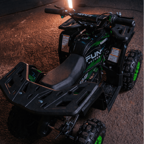 Mini Quadriciclo E-Flash 800W Verde Fun Motors - Infantil 3 a 6 anos