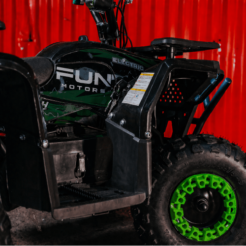 Mini Quadriciclo E-Flash 800W Verde Fun Motors - Infantil 3 a 6 anos