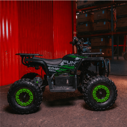Mini Quadriciclo E-Flash 800W Verde Fun Motors - Infantil 3 a 6 anos