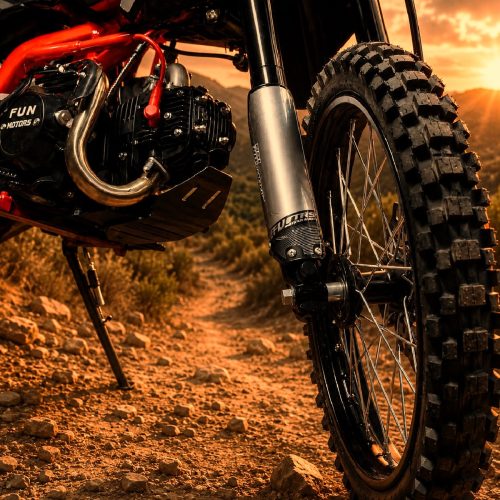 Mini Moto Raptor 125cc 4t Fun Motors Vermelha