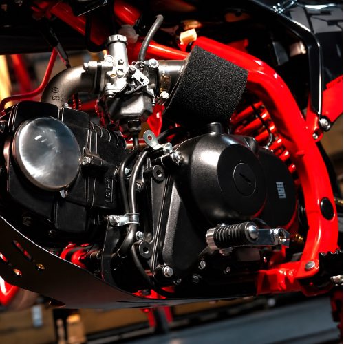 Mini Moto Raptor 125cc 4t Fun Motors Vermelha