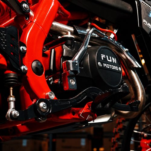 Mini Moto Raptor 125cc 4t Fun Motors Vermelha
