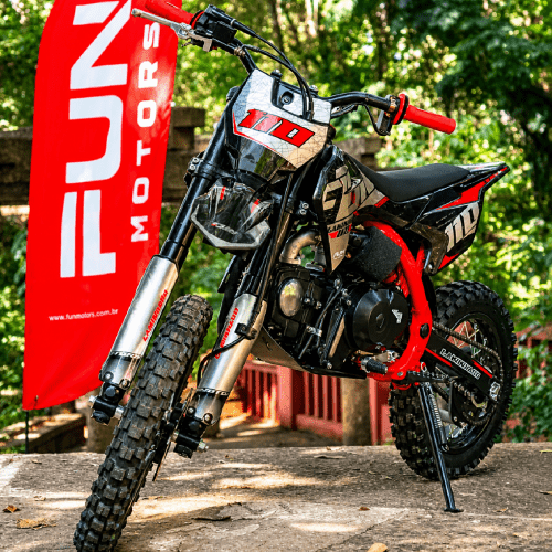 Mini Moto Infantil Laminha 110cc 4t Semi Automática