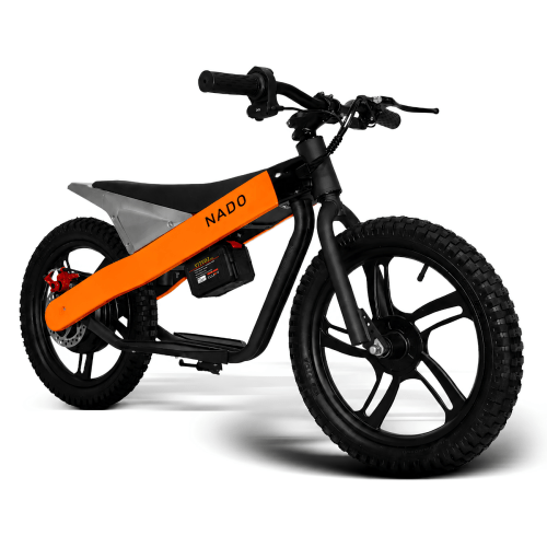 Bicicleta Elétrica Nado Shark 300W Infantil Aro 16 Laranja