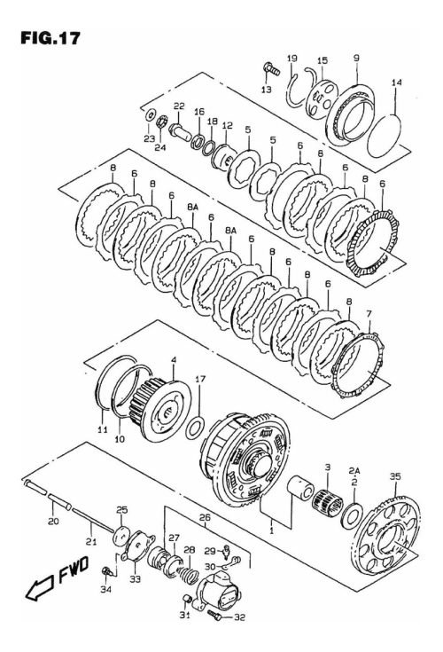 Engrenagem Bomba De Oleo 750t Srad 750f  Original Suzuki