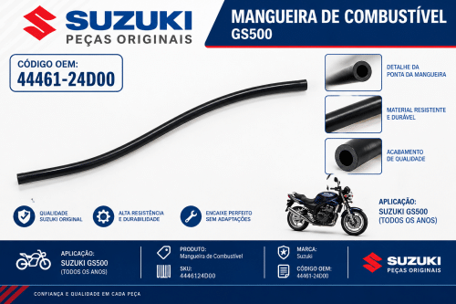 Protetor de Mangueira de Combustível GS500 Suzuki Original